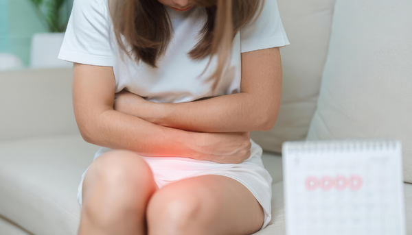 Woman Feeling Menstrual Cramps