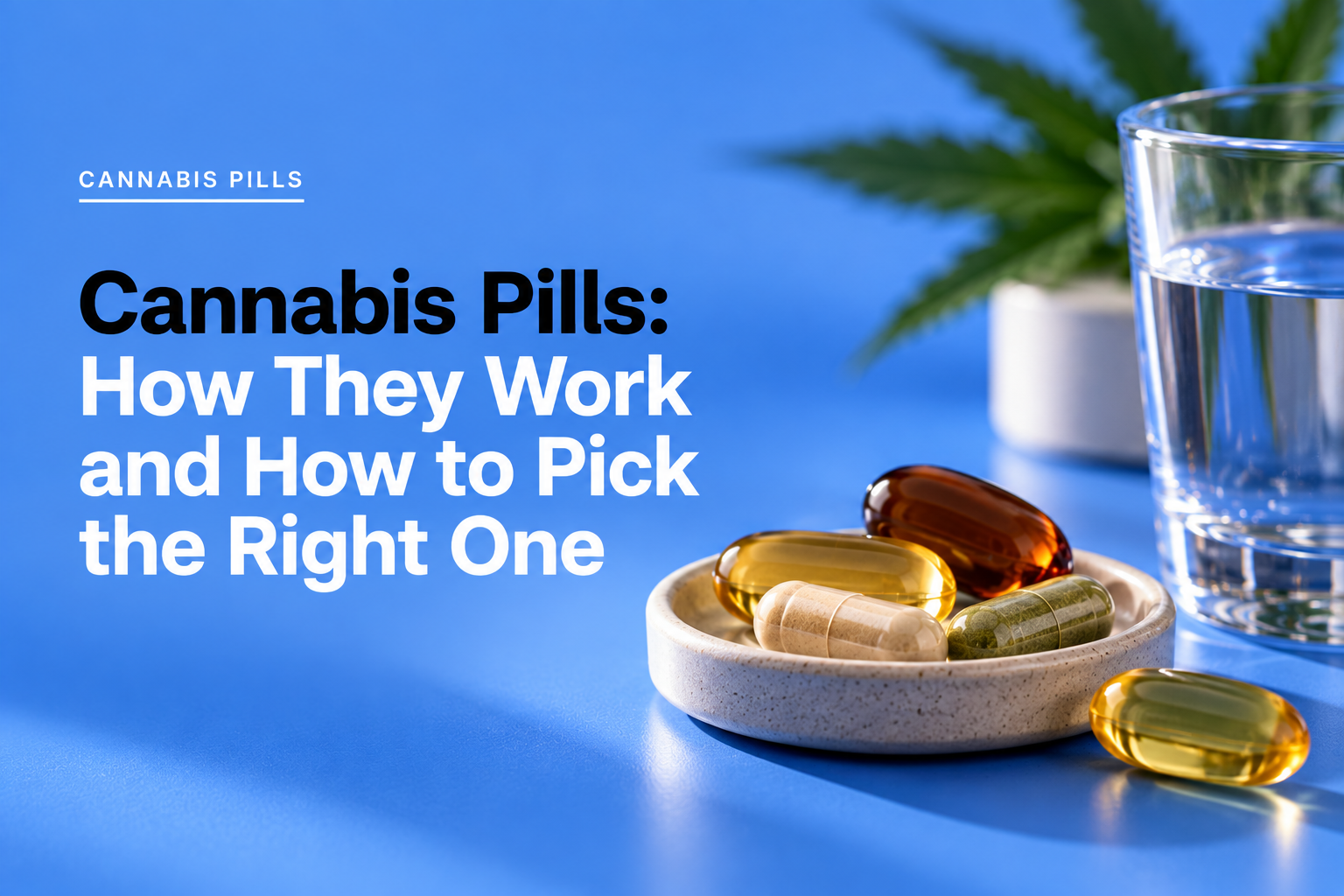 Cannabis Pills: How They Work and How to Pick the Right One