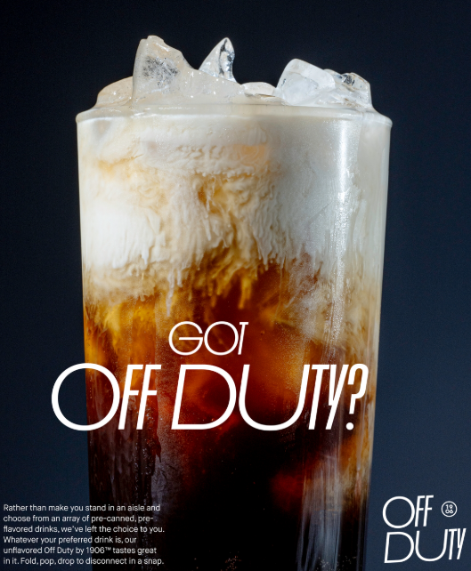 Off Duty THC Drink Mix espresso beverage by 1906