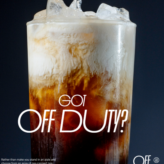 Off Duty THC Drink Mix espresso beverage by 1906
