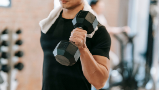 Man showcasing physical energy through rhodiola root wellness benefits